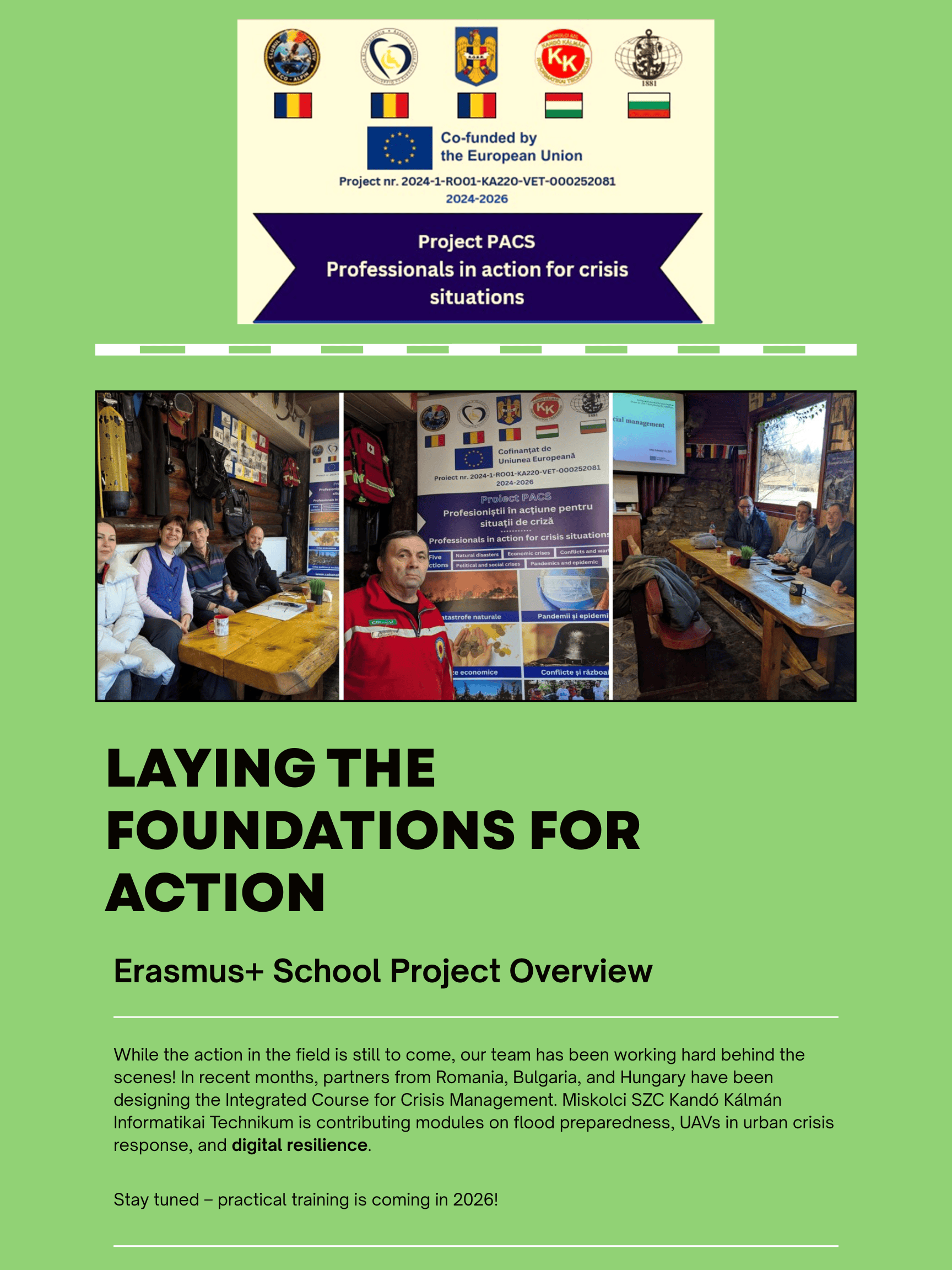 Poster - Laying the Foundations for Action.png