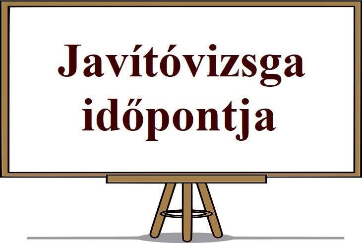 Javítóvizsga 2026