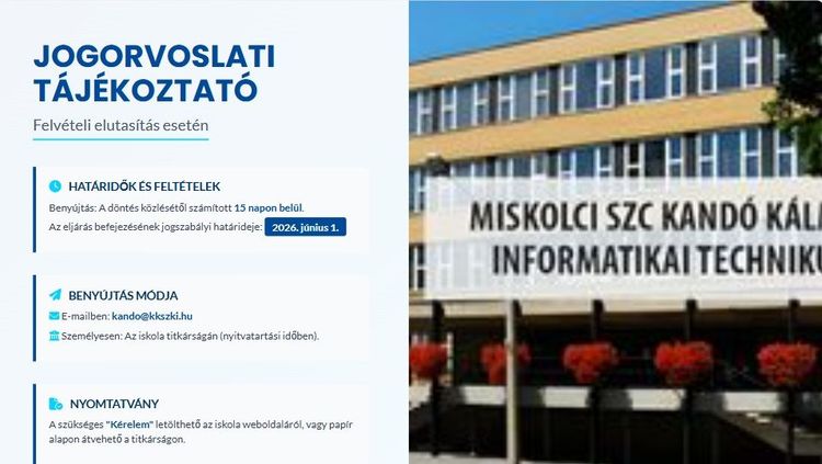 Jogorvoslati tájékoztató