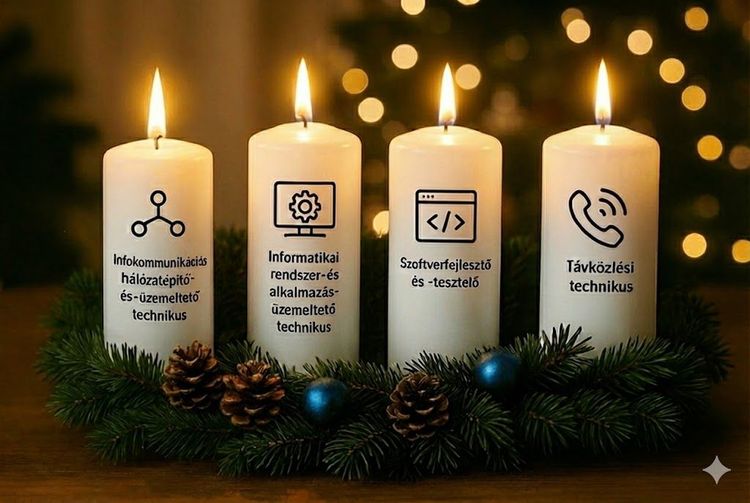 Advent negyedik gyertyagyújtása